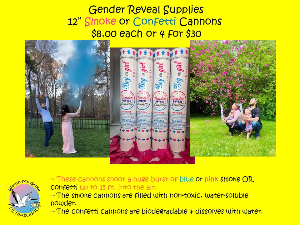 Gender Reveal supplies